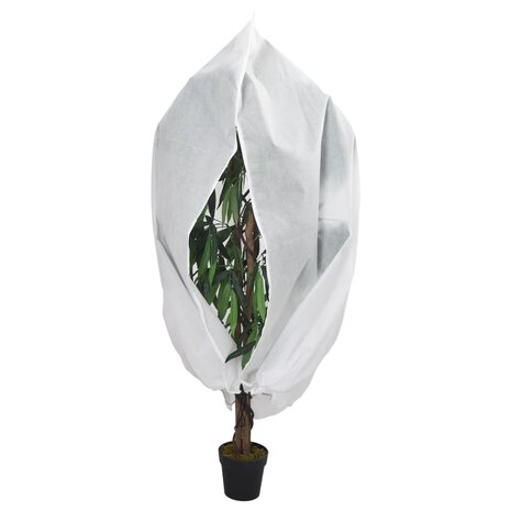 Plantenhoezen met ritssluiting 10 st 70 g/m² 1x1,55 m 2