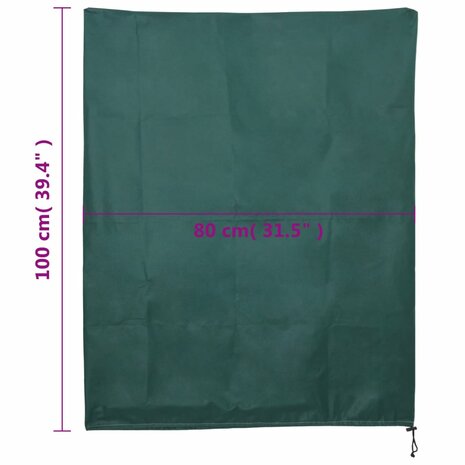 Plantenhoezen met trekkoord 12 st 70 g/m² 0,8x1 m 9