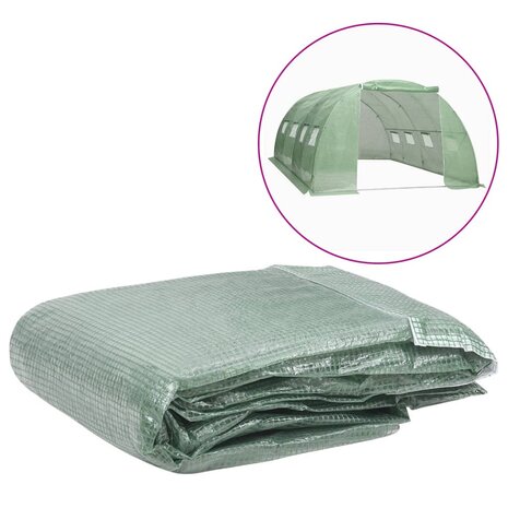 Kashoes vervangend (16 m²) 400x400x200 cm groen 1