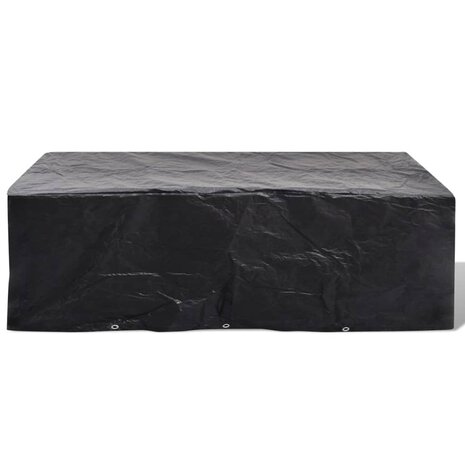 Tuinmeubelhoezen poly rattan 2 st 8-persoons 300x140 cm 3