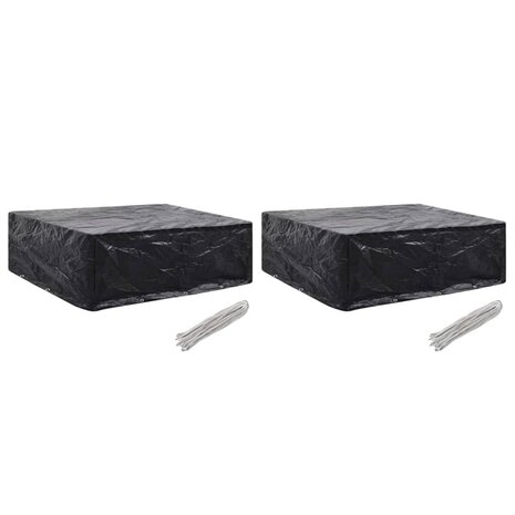 Tuinmeubelhoezen 2 st 8 ogen 250x210x90 cm 1