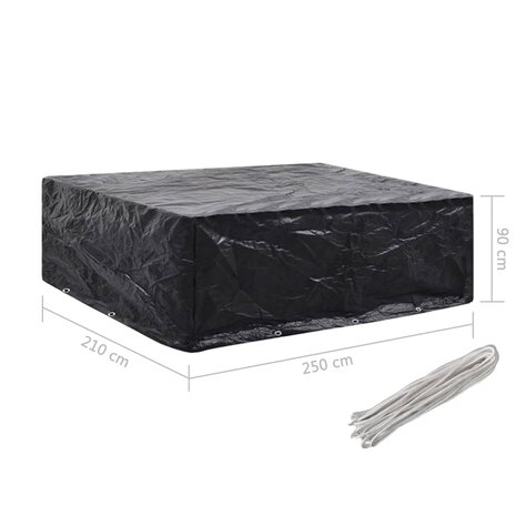 Tuinmeubelhoezen 2 st 8 ogen 250x210x90 cm 7