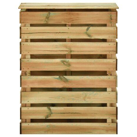 Tuincompostbakken 4 st 80x50x100 cm geïmpregneerd grenenhout 4