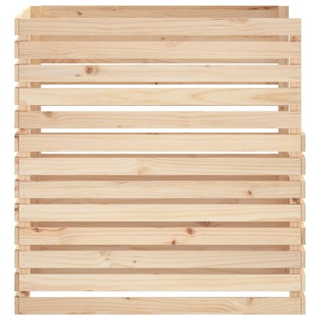Compostbak 100x100x102 cm massief grenenhout 6