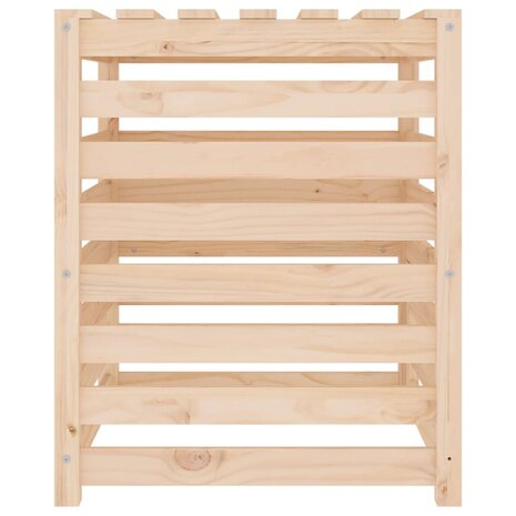 Compostbak 63,5x63,5x77,5 cm massief grenenhout 7