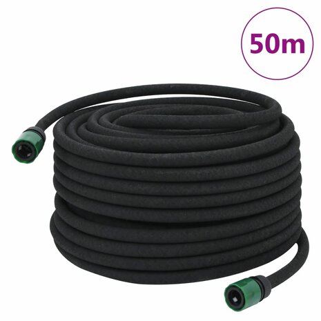 Druppelslang 0,6&apos;&apos; 50 m rubber zwart 1