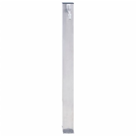 Waterzuil vierkant 40 cm roestvrij staal 2
