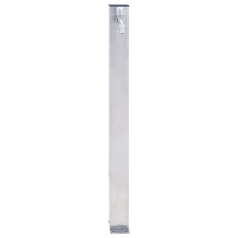 Waterzuil vierkant 80 cm roestvrij staal 2