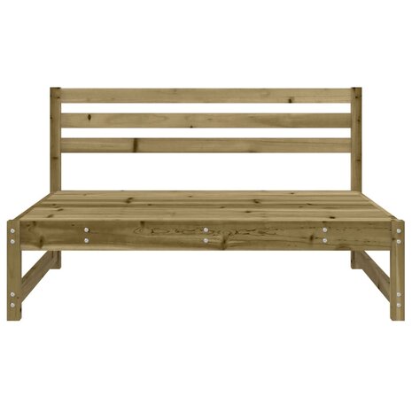 Tuinmiddenbank 120x80 cm geïmpregneerd grenenhout 3