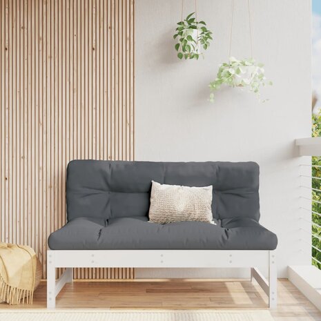 Middenbank 120x80 cm massief grenenhout wit 1