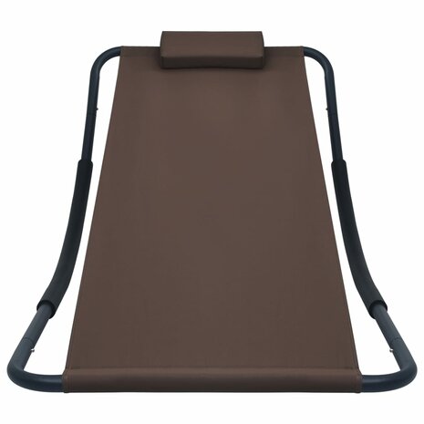 Tuinbed 200x90 cm staal bruin 2