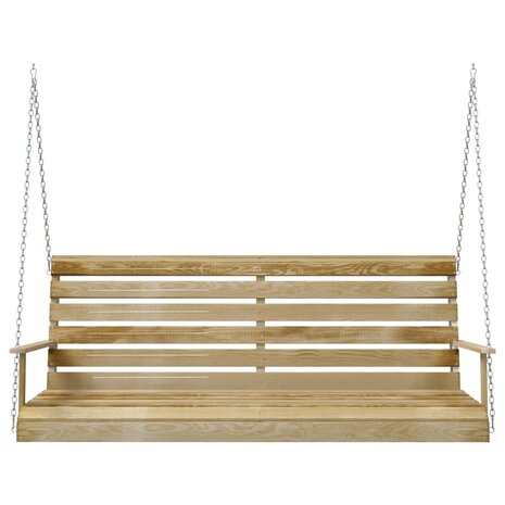 Schommelbank 155x65x60 cm geïmpregneerd grenenhout 3