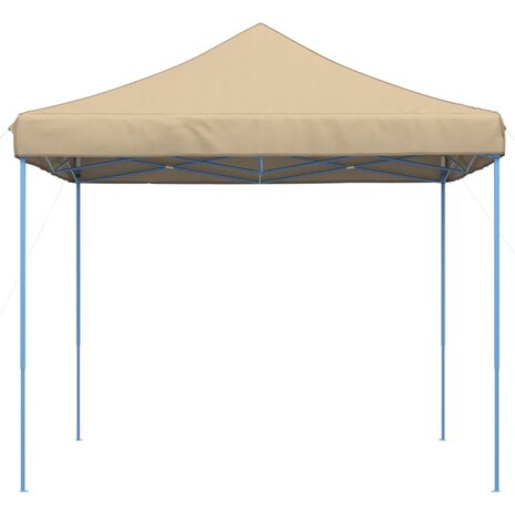 Partytent inklapbaar pop-up 292x292x315 cm beige 4