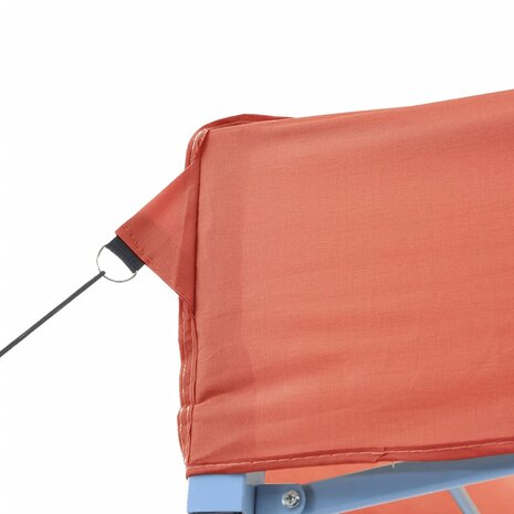 Partytent inklapbaar pop-up 200x200x306 cm terracotta 7