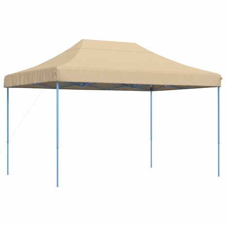Partytent inklapbaar pop-up 410x279x315 cm beige 2