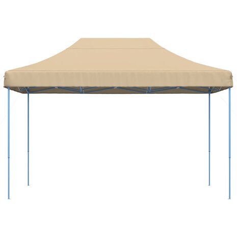 Partytent inklapbaar pop-up 410x279x315 cm beige 3