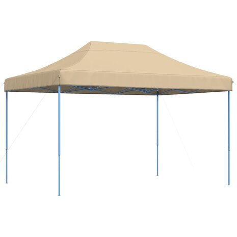 Partytent inklapbaar pop-up 410x279x315 cm beige 5