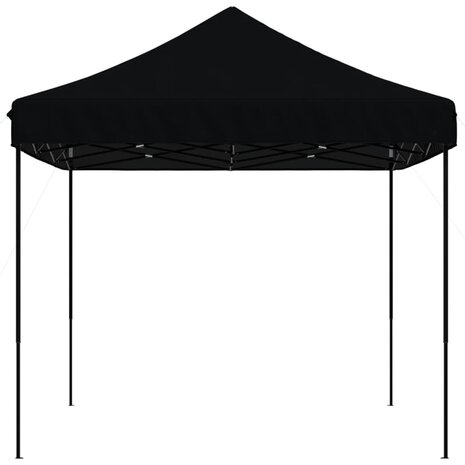 Partytent inklapbaar pop-up 410x279x315 cm zwart 4