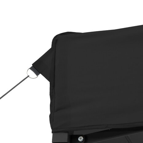 Partytent inklapbaar pop-up 410x279x315 cm zwart 7
