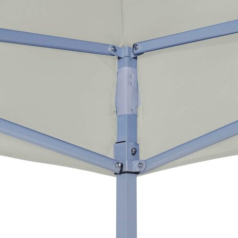 Partytent inklapbaar 3x3 m crème 3
