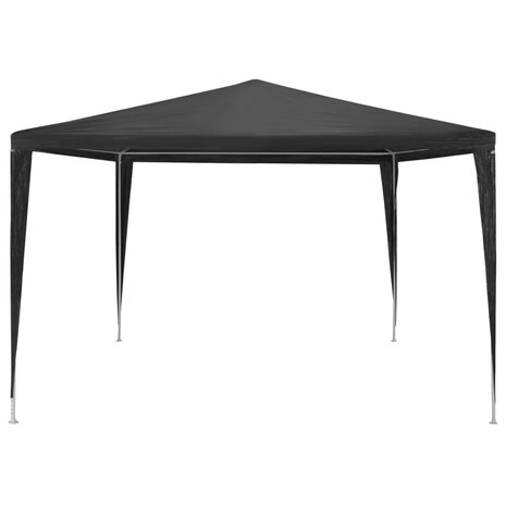 Partytent 3x3 m PE antraciet 3