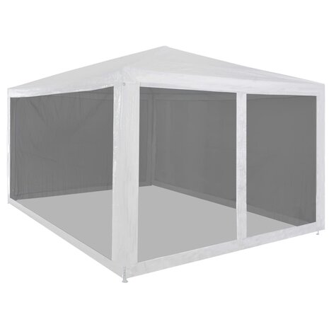 Partytent met 4 mesh zijwanden 4x3 m 1