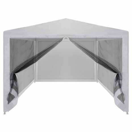 Partytent met 4 mesh zijwanden 4x3 m 3