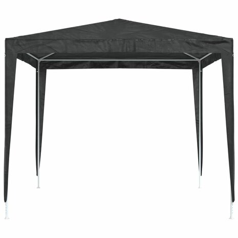 Partytent professioneel 90 g/m² 2,5x2,5 m antraciet 3