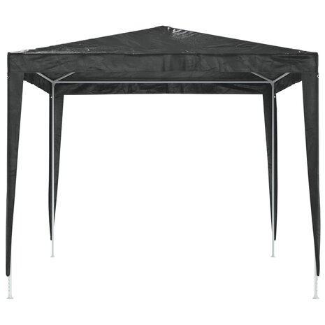 Partytent professioneel 90 g/m² 2,5x2,5 m antraciet 4