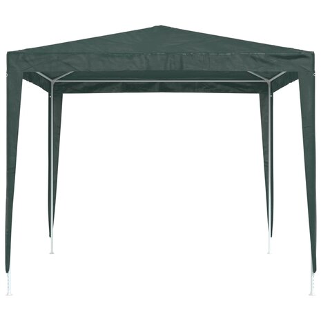 Partytent professioneel 90 g/m² 2,5x2,5 m groen 3