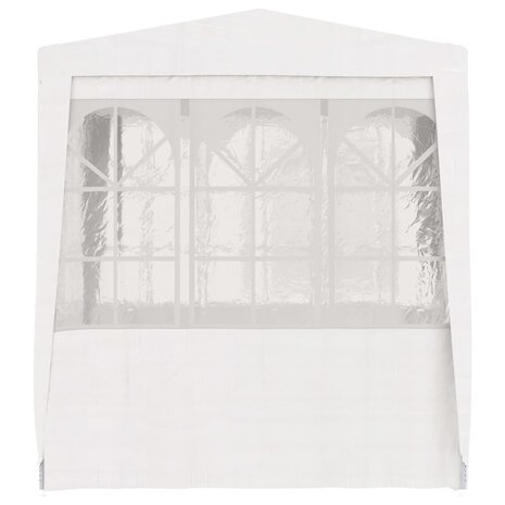 Partytent met zijwanden professioneel 90 g/m² 2,5x2,5 m wit 3