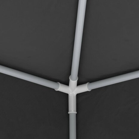 Partytent met zijwanden professioneel 90 g/m² 2x2 m antraciet 5