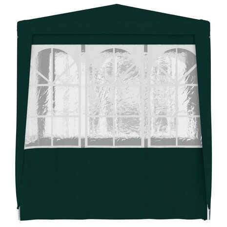Partytent met zijwanden professioneel 90 g/m² 2x2 m groen 4