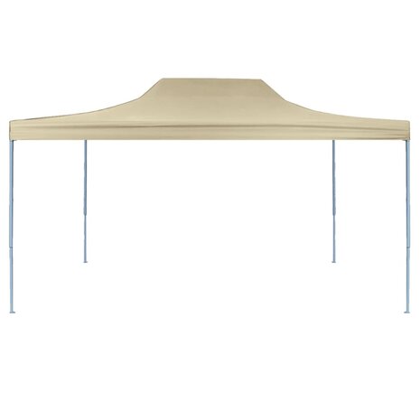 Partytent inklapbaar 3x4 m staal crème 2