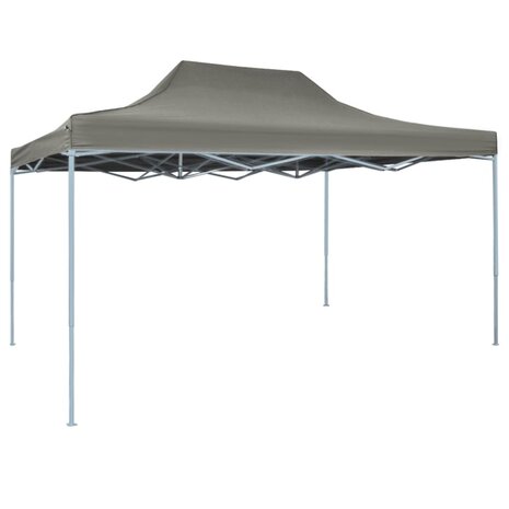 Partytent inklapbaar 3x4 m staal antraciet 1