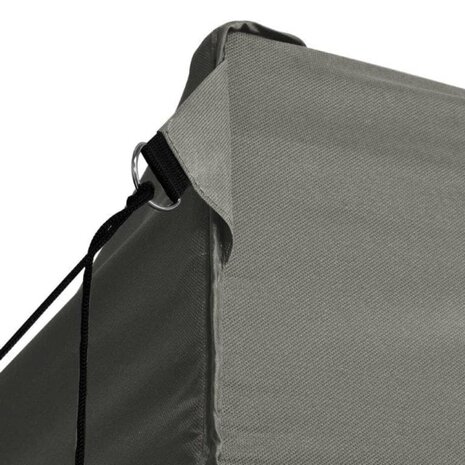 Partytent inklapbaar 3x4 m staal antraciet 3