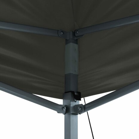 Partytent inklapbaar 3x4 m staal antraciet 4