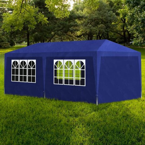 Partytent 3x6 m blauw 1