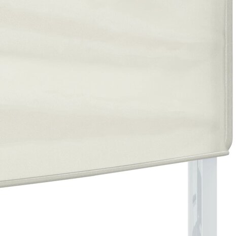 Partytent inklapbaar 2x2 m crèmekleurig 4
