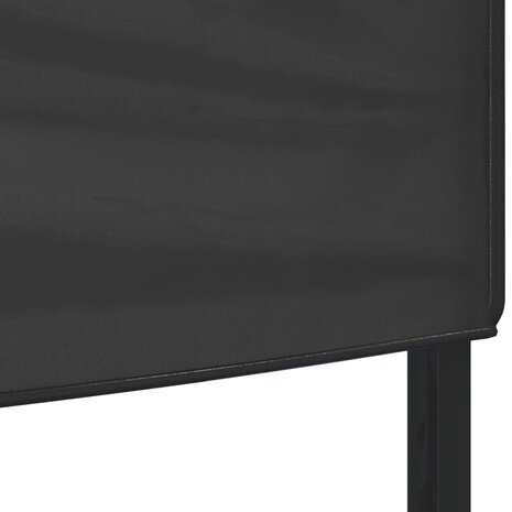 Partytent inklapbaar 2x2 m antracietkleurig 4