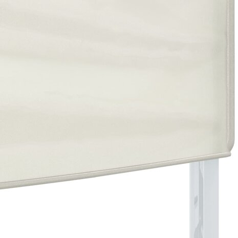 Partytent inklapbaar 3x3 m crèmekleurig 4