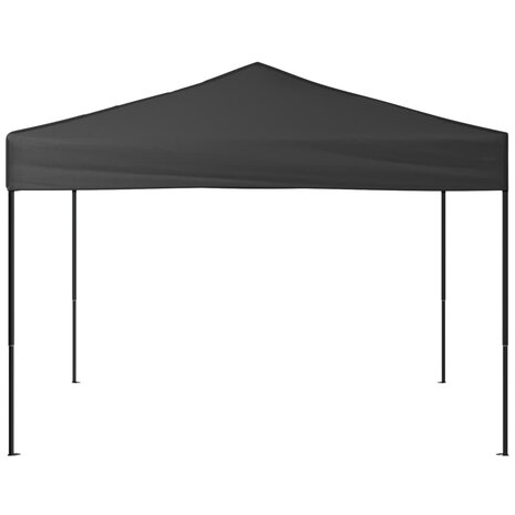 Partytent inklapbaar 3x3 m antracietkleurig 3
