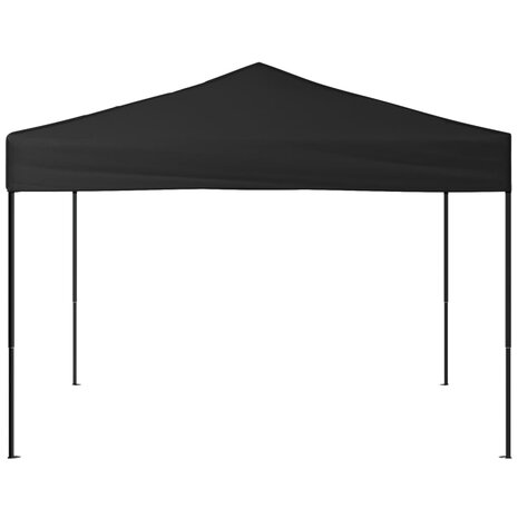 Partytent inklapbaar 3x3 m zwart 3