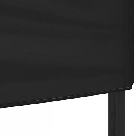 Partytent inklapbaar 3x3 m zwart 4
