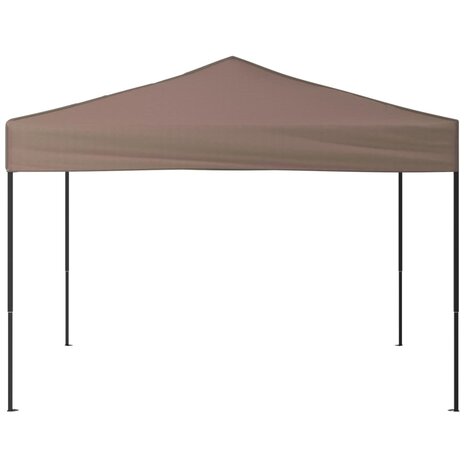 Partytent inklapbaar 3x3 m taupe 3