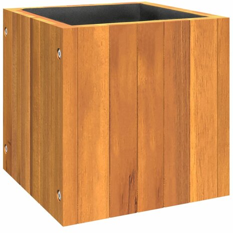 Plantenbak 25x25x25 cm massief acaciahout 2