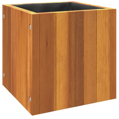 Plantenbak 25x25x25 cm massief acaciahout 7