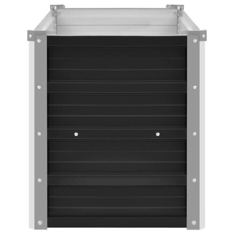 Plantenbak verhoogd 100x40x45 cm gegalvaniseerd staal antraciet 5
