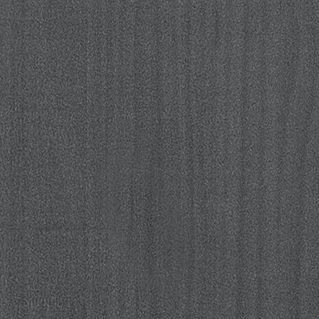 Plantenbak 31x31x70 cm massief grenenhout grijs 6