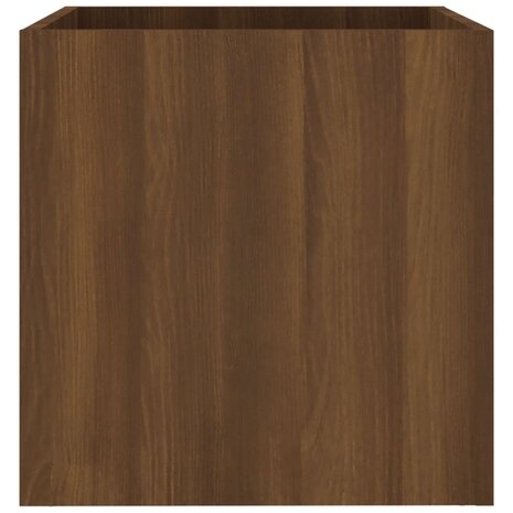 Plantenbak 40x40x40 cm bewerkt hout bruineiken 1